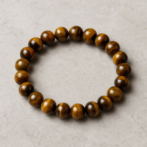 Natural Tiger Eye Crystal Bracelet - Confidence & Focus Energy