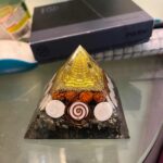 Money Magnet Pyramid - Energized 🛕Laxmi yantra Pyrite Pyramid 💰