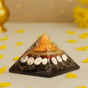 Money Magnet Pyramid - Energized 🛕Laxmi yantra Pyrite Pyramid 💰Get Free Zibu Coin